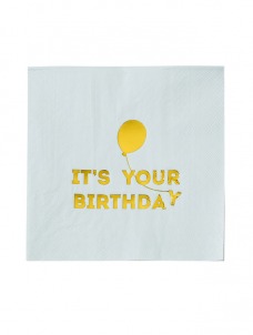 Talking Χαρτοπετσέτα σιέλ Happy Birthday Talking Χαρτοπετσέτα σιέλ Happy Birthday