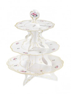 Talking Cake Stand Trully Chintz Talking Cake Stand Trully Chintz