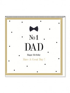 Ευχετήρια Κάρτα – No1 Dad, Birthday