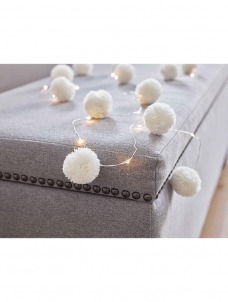 Talking Φωτάκια Λευκά Pom Pom Talking Φωτάκια Λευκά Pom Pom