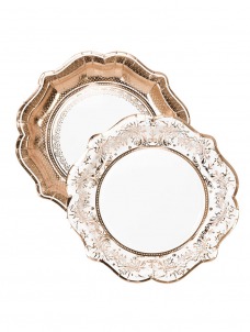 Talking Πιάτα Μεγάλα Party Porcelain Rose Gold