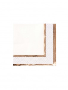Talking Χαρτοπετσέτες Party Porcelain Rose Gold Talking Χαρτοπετσέτες Party Porcelain Rose Gold