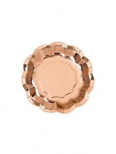 Talking Πιάτα Γλυκού Porcelain Rose Gold Talking Πιάτα Γλυκού Porcelain Rose Gold