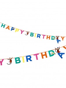 Talking Γιρλάντα Happy Birthday Animals