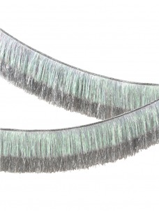 Meri Meri Γιρλάντα Silver Iridescent Tinsel Fringe