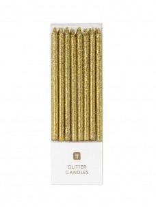Talking Κεράκια Χρυσά Glitter Talking Κεράκια Χρυσά Glitter