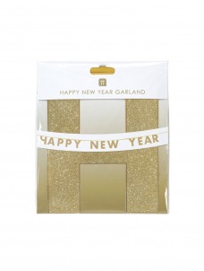 Talking Γιρλάντα Χρυσή Happy New Year Talking Γιρλάντα Χρυσή Happy New Year