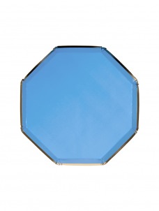Meri Meri Πιάτο Γλυκού Οκτάγωνο Bright Blue