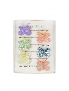 Meri Meri Hair Slides Glitter Butterfly