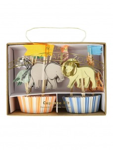 Meri Meri Cupcake Kit Safari Animals