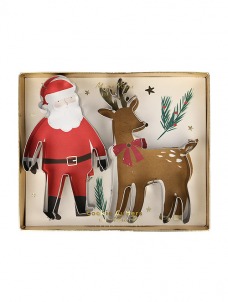 Meri Meri Cookie Cutters Santa & Reindeer