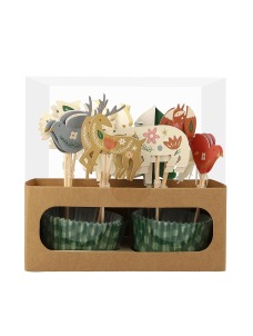 Meri Meri Cupcake Kit Folk Woodland