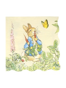 Meri Meri Χαρτοπετσέτα Μεγάλη Peter Rabbit In The Garden