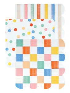 Χαρτοπετσέτα Μεγάλη Colourful Pattern (16τμχ)