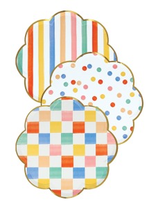 Πιάτο Γλυκού Colourful Pattern (8τμχ)