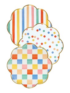 Πιάτο Γλυκού Colourful Pattern (8τμχ)