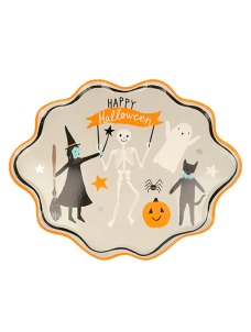 Πιάτο Φαγητού Happy Halloween (8τμχ)