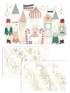 Σουπλά Nutcracker Colouring Placemats (8τμχ)