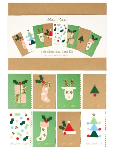 Christmas Felt Card Kit (8τμχ)