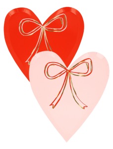 Πιάτο Γλυκού Heart with Bow (8τμχ) 