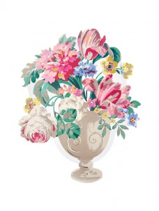 Πιάτα Rococo Floral Βάζο ( 8 τμχ )