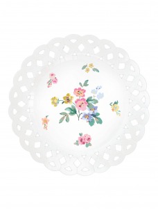 Πιάτα Φαγητού Floral Basketweave ( 8 τμχ )