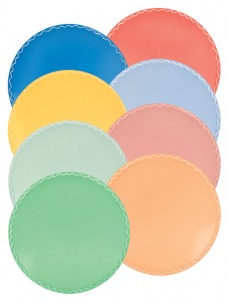 Πιάτα Φαγητού Mixed Wavy Line ( 8 τμχ )