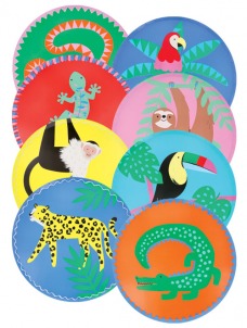 Πιάτα Φαγητού Jungle Jamboree ( 8 τμχ )