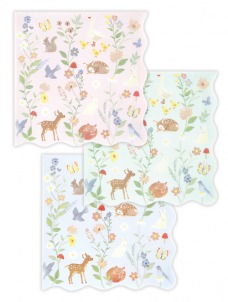 Χαρτοπετσέτες Μεγάλες Μικρά Ζωάκια ( 16 τμχ ) Χαρτοπετσέτες Μεγάλες Μικρά Ζωάκια ( 16 τμχ )