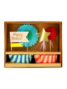 Cupcake Kit Stripe Party