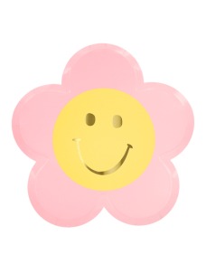 Πιάτο Happy Face Flower (x8)