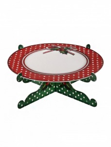 Χριστουγεννιάτικο Cake Stand Χριστουγεννιάτικο Cake Stand
