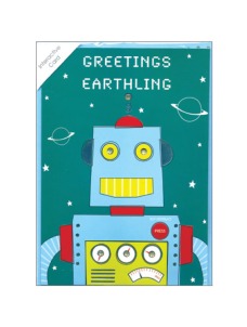 Meri Meri Ευχετήρια κάρτα Greetings Earthling 