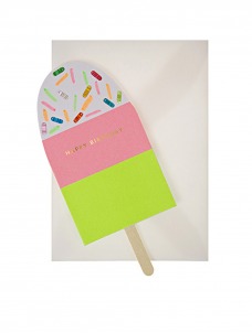 Meri Meri Neon Ice Cream Card