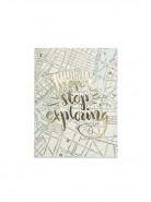 Pocket Notes-Never Stop Exploring Map