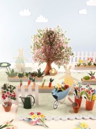 Meri Meri Bunny Paper Play Garden