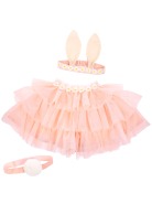 Meri Meri Σετ Μεταμφίεσης Peach Tulle Bunny