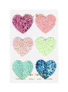 Meri Meri Rainbow Glitter Heart Patches