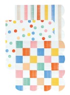 Χαρτοπετσέτα Μεγάλη Colourful Pattern (16τμχ)