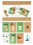 Christmas Felt Card Kit (8τμχ)