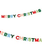 Γιρλάντα Υφσμάτινη Merry Christmas 