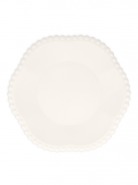 Πιάτα Φαγητού Dot Edged Flower Compostable