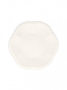 Πιάτα Γλυκού Dot Edged Flower Compostable