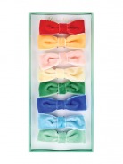 Κλιπ Rainbow Velvet Bow Hair Clips