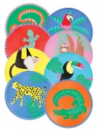 Πιάτα Φαγητού Jungle Jamboree ( 8 τμχ )